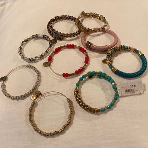 Lot of 9 Allex and Ani bracelets